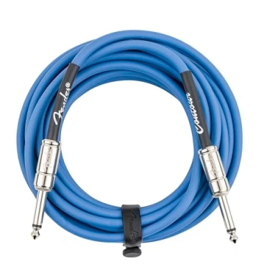 Abbildung von Fender Contour Series Instrumentenkabel (18.6ft STR/STR) Lake Placid Blue