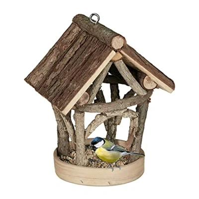 Abbildung von relaxdays Vogelhaus Vogelfutterhaus zum Aufhängen