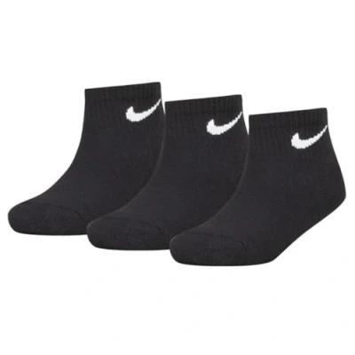 Abbildung von Nike Sportswear Basic Ankle Unisex 3 PACK Socken für Kinder, Größe: 27 35, Black