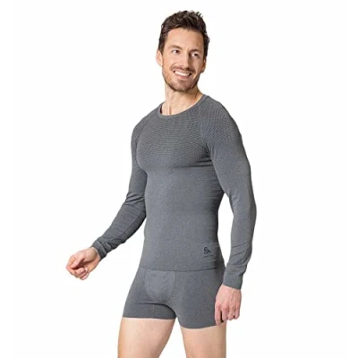 Abbildung von ODLO Performance Light ECO Unterhemd/shirt, Herren, Größe: 54/56, Grey melange