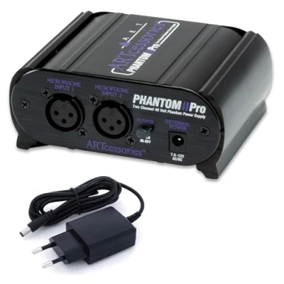 Abbildung von Art Phantom II Pro Phantomspeisung 2 Kanäle 48V + keepdrum Netzteil 9V