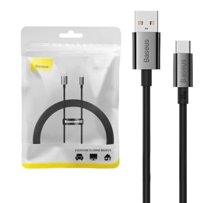Abbildung von Baseus Superior USB auf C Kabel, 100 W, 1,5 m, Schwarz