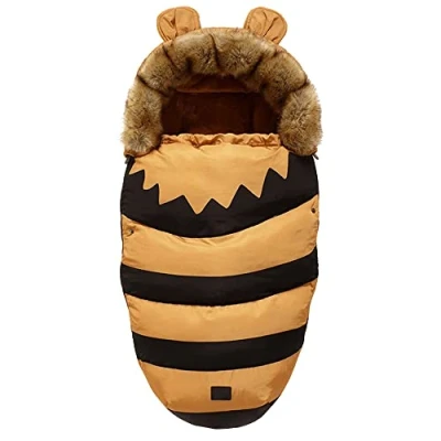 Abbildung von Dsoar Kinderwagen Fußsack Universal Winter Warm Baby Schlafsack Outdoor Wasserdicht und Winddicht, Geeignet für Kinderwagen, Buggy, Babybett