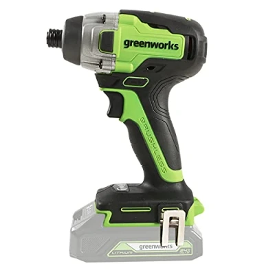 Abbildung von Greenworks GD24ID3 Akku Schlagschrauber mit bürstenlosem Motor, 2800 rpm, 4000 ipm, 300 Nm Drehmoment, 1/4&quot; Sechskantfutter OHNE 24V &amp; Ladegerät, 3 Jahre Garantie