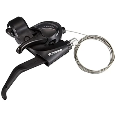 Abbildung von Schalt /Bremshebel (für Rechts) 7 Fach Shimano ST EF41 Schwarz