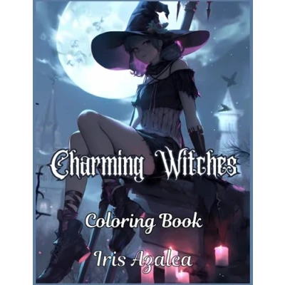 Abbildung von Charming Witches: 50 Delightful Images for Adult and Teen Coloring A Cute Witches Book: book of suitable Adults ... skilled focus (Horror Collection)