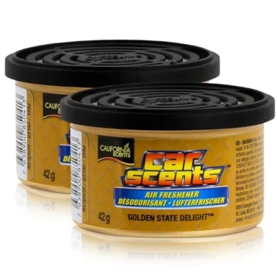 Abbildung von 2X California Scents Car Golden State Delight Lufterfrischer Raumerfrischer Autoduft 7022
