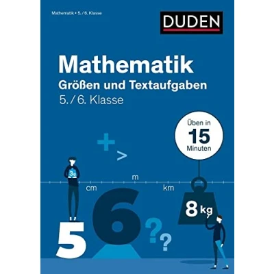 Abbildung von Mathe In 15 Min Größen und Textaufgaben 5./6. Klasse (Duden Minuten)