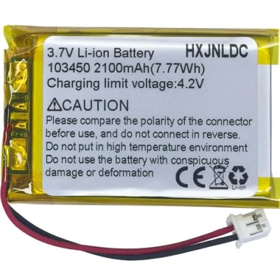Abbildung von DC 3.7V 2100mAh 103450 Li ion Lithium Ionenpolymer Batteriewechsel für PS4 Controller CUH ZCT1 Serie 65292; DIY 3.7 5v elektronische Produkte, LED Licht, Bluetooth Lautsprecher