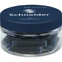 Abbildung von 6 x Schneider Tintenpatrone Standard mitternachtsblau Runddose VE=30 S