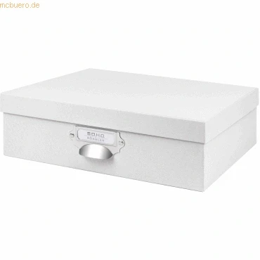 Abbildung von Rössler 1343452090 S.O.H.O. Aufbewahrungs Box, special edition white, mit Griff, 1 Stück