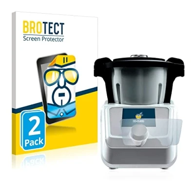 Abbildung von BROTECT (2 Stück Schutzfolie für SilverCrest Mini Monsieur Cuisine Connect Displayschutz Folie Ultra Klar