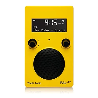 Abbildung von Tivoli Audio PAL+ BT gelb Radio mit Akku und Bluetooth UKW (DAB+/UKW/FM)