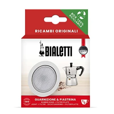 Abbildung von Dichtungsring Bialetti 0800030 Filter, Dichtung für La Mokina 1 Tasse Espressomaschi
