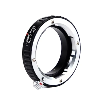 Abbildung von Fuji Leica, Leica Adapter, K&amp;F Concept Objektiv Adapter für M LM auf Fujifilm, X Serie, FX Halterung, spiegelloses Kameragehäuse