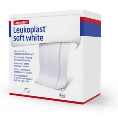 Abbildung von Leukoplast soft white Pflaster 4 cmx5 m Rolle