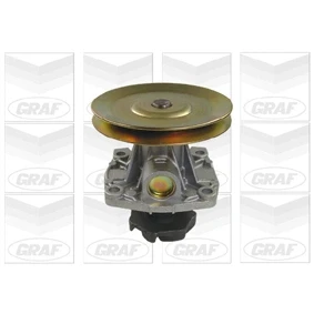 Abbildung von GRAF PA554 Wasserpumpe mit Dichtung ohne Deckel mechanisch Gusseisen 115,2 für Keilrippenriementrieb FIAT: Uno Schrägheck, X 1/9, Ritmo I Cabrio