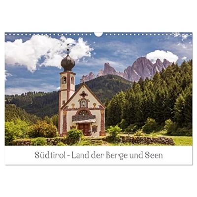 Abbildung von Südtirol Land der Berge und Seen (Wandkalender 2025 DIN A3 quer), CALVENDO Monatskalender