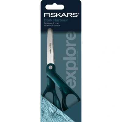 Abbildung von Fiskars Scissors Explore Universal 21cm Metallic Dark Harbour (1066459) (DISCONTINUED)