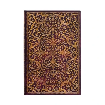Abbildung von Paperblanks 12 Monatskalender 2024 Aurelia Vertikal Mini (95 x 140 mm)