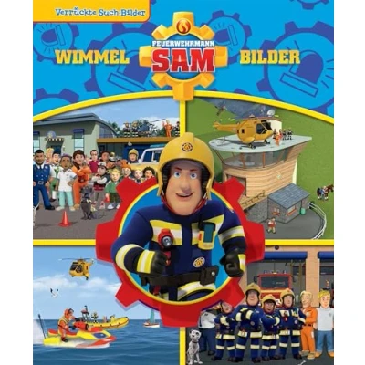 Abbildung von Feuerwehrmann Sam Verrückte Such Bilder Wimmelbuch Pappbilderbuch mit wattiertem Umschlag