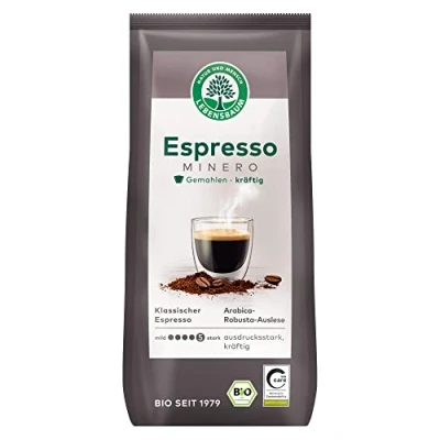 Abbildung von Lebensbaum Espresso Minero, gemahlen, 6er Pack (6 x 250 g)