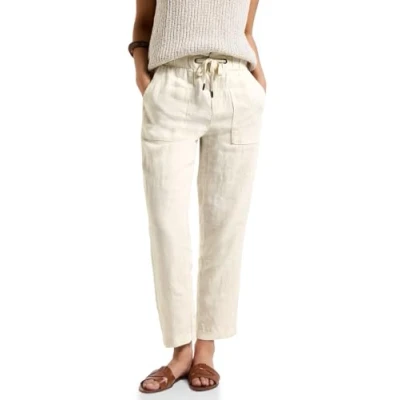 Abbildung von Street One Damen A378744 Paperbag Hose, Moonstone Sand, 40