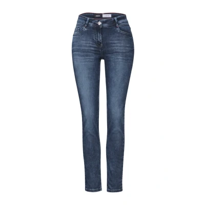 Abbildung von Cecil Jeans Slim Fit, Damen, Größe: 26x30, Blau