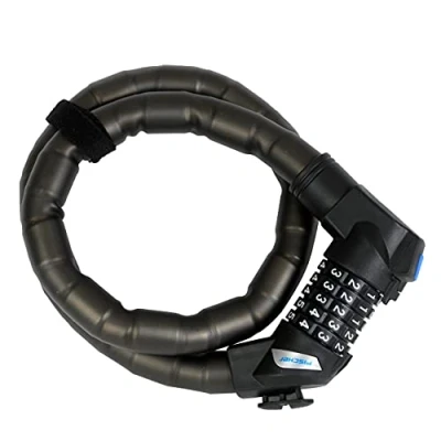Abbildung von FISCHER 85860 Gliederschloss Zahlen, Länge 90cm, Durchmesser 24mm, schwarz, 90 cm