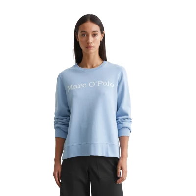 Abbildung von Marc O&#039;Polo LOGO Print AT Chest Sweatshirt, Damen, Größe: Small, Fresh sky