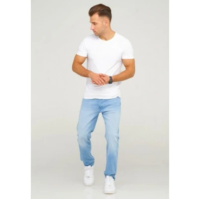 Abbildung von Jack &amp; Jones Imike ARIS Jeans Straight Leg, Herren, Größe: 34xL36, Light blue denim