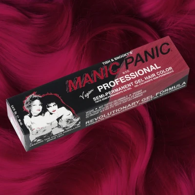 Abbildung von MANIC PANIC Veganer semi permanenter roter Samt Professionelle Haarfärbemittel 90 ml