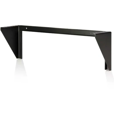 Abbildung von StarTech.com 2HE Vertikale Wandhalterung für Patch Panels Stahl Rack mit Montagematerial 19&quot; Netzwerk/Server Geräte 56kg Tragkraft Montageschrauben inkl. Schwarz (RK219WALLV)