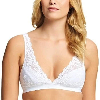 Abbildung von Wacoal BH Embrace Lace Wire Free Bra Weiß 80 Damen