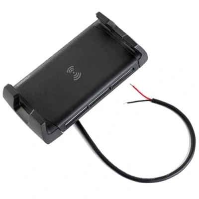 Abbildung von Scanstrut Rokk Kabelloses Ladegerät, wasserdicht, für Smartphone, 12 V, 24 10 W, Marineblau