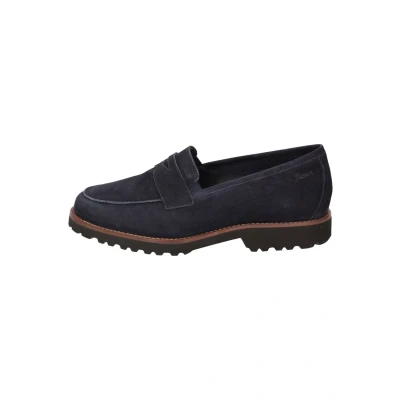Abbildung von Sioux Slipper, Damen, Größe: 35.5, Dunkelblau Nubuk