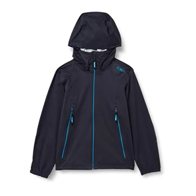 Abbildung von CMP 2,5 Lagen Kinderjacke mit fester Kapuze, Anthrazit, 128