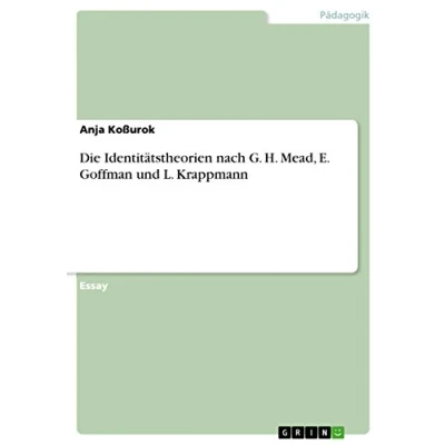 Abbildung von Die Identitätstheorien nach G. H. Mead, E. Goffman und L. Krappmann