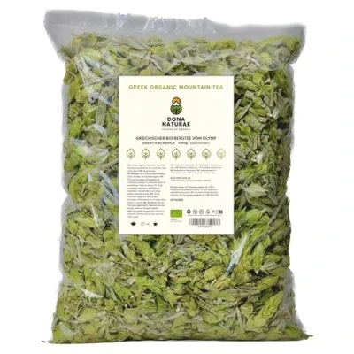 Abbildung von DONA NATURAE Griechischer BIO BERGTEE vom OLYMP (250g) 100% Sideritis Scardica Geschnitten Kosteneffiziente Verpackung
