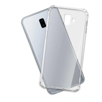 Abbildung von mtb more energy® Hülle Crystal Armor kompatibel mit Samsung Galaxy J6 Plus, J6+ 2018 (SM J610, 6.0&#039;&#039;) verstärkte Ecken Anti Shock Schutzhülle Case Cover Tasche