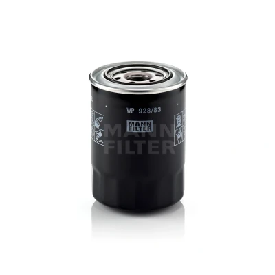 Abbildung von MANN FILTER WP 928/83 Ölfilter M 26 X 1.5 mit einem Rücklaufsperrventil Anschraubfilter HYUNDAI: Terracan, H 1 Kastenwagen, GALLOPER 2
