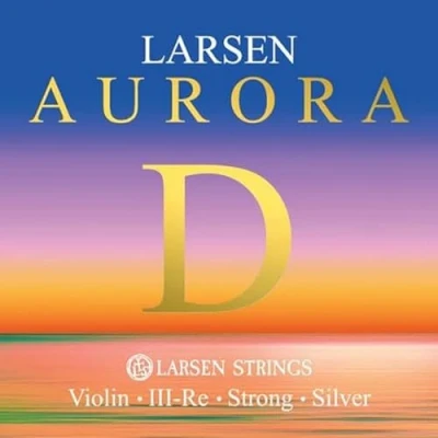 Abbildung von Larsen Aurora Violin Saiten D Silber 4/4 Strong