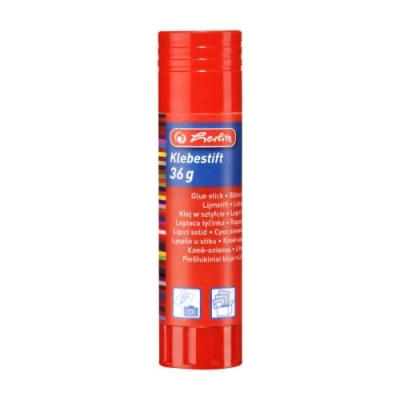 Abbildung von Herlitz 10524098 Klebestift für Papier, Pappe, Fotos und Karton, 36 g, farblos lösungsmittelfrei, 1 Stück