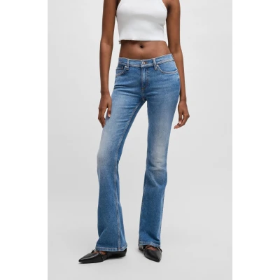 Abbildung von HUGO Getti Jeans Bootcut, Damen, Größe: 25x34, Bright blue