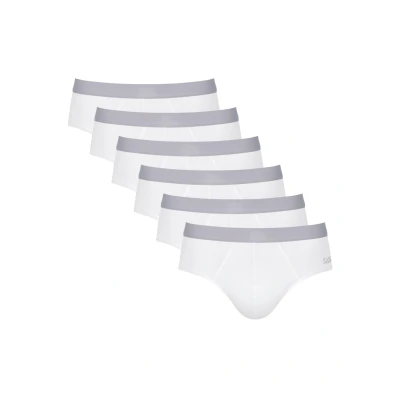 Abbildung von Sloggi GO ABC 2 0 6P Slip, Herren, Größe: Medium, White