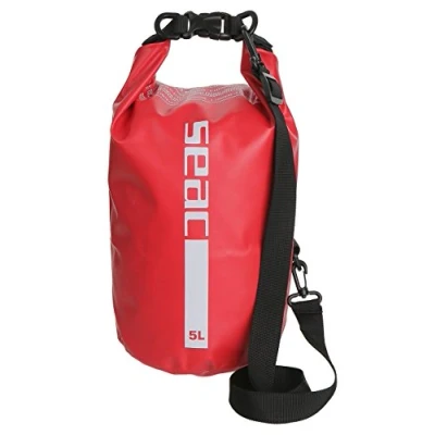 Abbildung von Seac Dry Bag, wasserdichte Tasche Ideal für Tauchen, Bootfahren und Reisen, 20 lt, rot