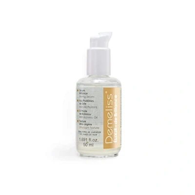 Abbildung von Demeliss Shine ELIXIR Serum 50 ml mit Seidenproteinen Für glänzendes und seidiges Haar nach dem Styling Leichte Textur Anti Frizz Effekt Sulfat parabenfrei