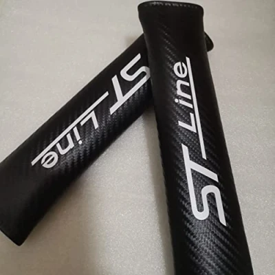 Abbildung von Genetics Yuzhao Sicherheitsgurt für Ford Focus Kofferraum, Sicherheitsgurt, Schulterpolster, St Line Logo, 2 Stück
