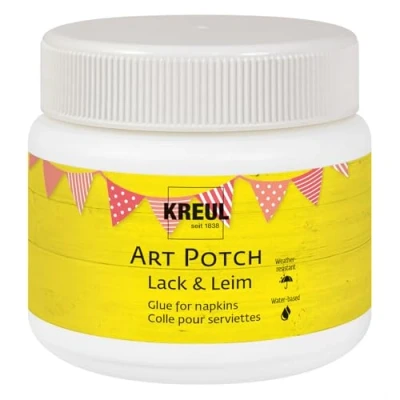 Abbildung von Kreul Art Potch Glue And Varnish For Napkin Technique Matt 150 ml