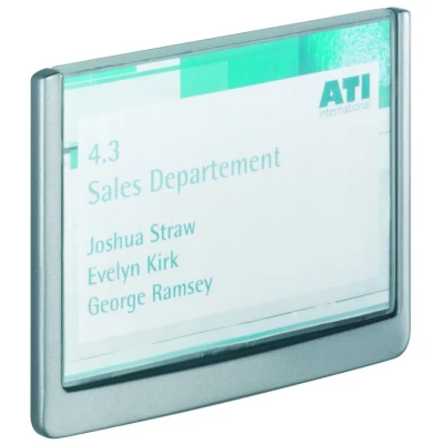 Abbildung von DURABLE Türschild 14,9 x 10,55 cm grafit